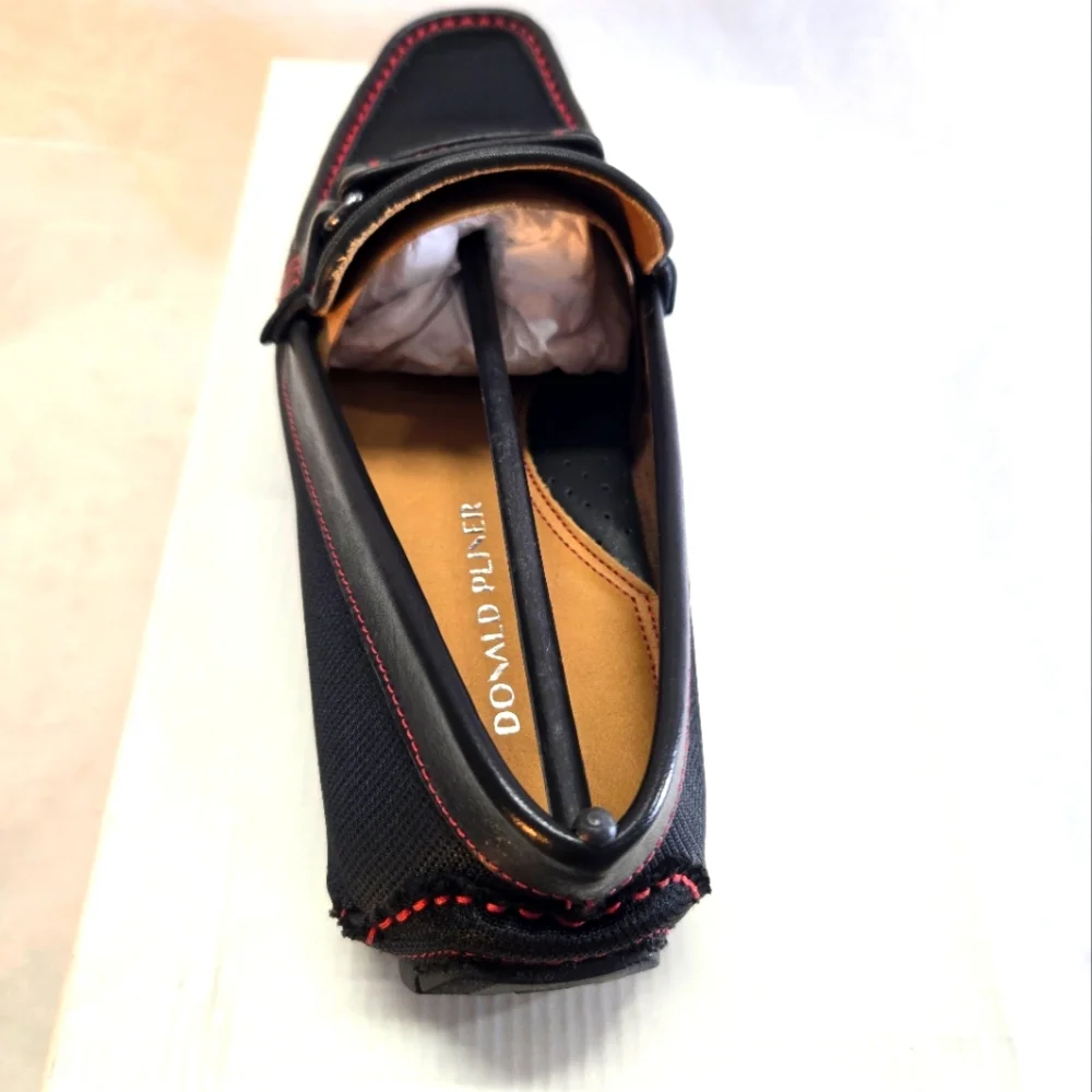 Donald Pliner Men's Size 9 Black Donnien Nylon Bit Loafer New